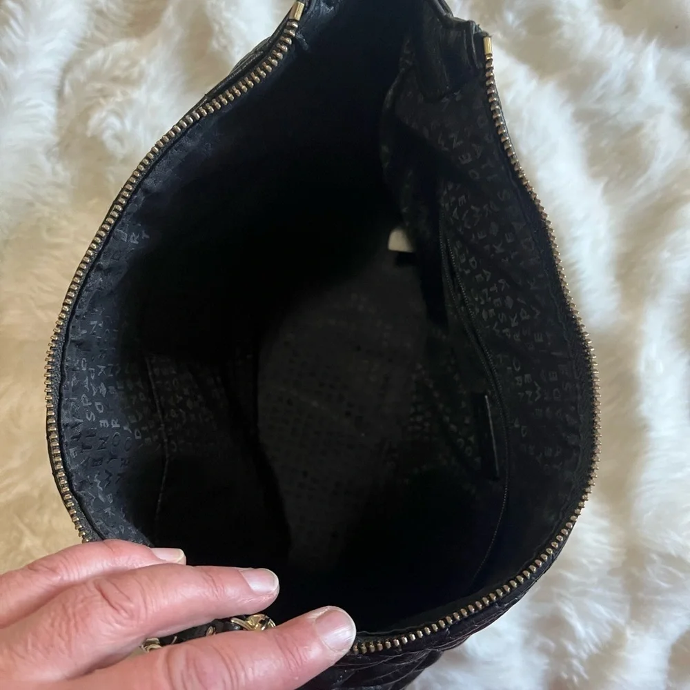 Kate Spade Black Quilted Leather Shoulder Bag